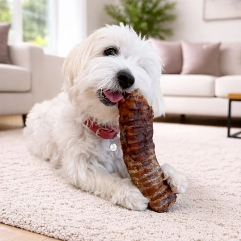 Forkæl din hund med et helt okseluftrør!