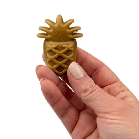 Vegetariske hundesnacks med frugt i små bidder, ananas
