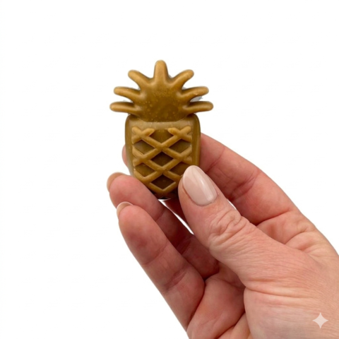 Flamingo Veggie snacks med æble, jordbær og ananas til hunde