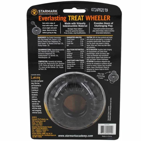 Starmark Treat Wheeler Svart | Small