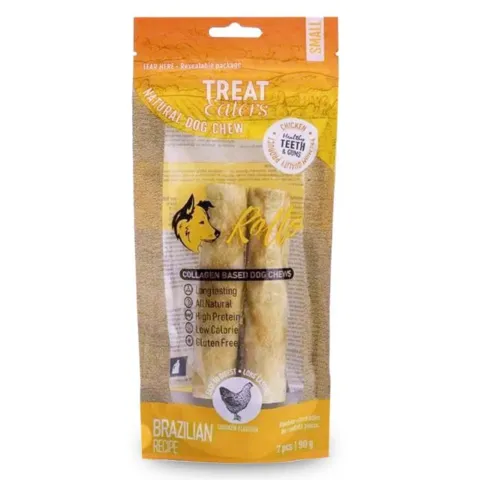 Kollagenbasseret tyggegodbid med smag af kylling