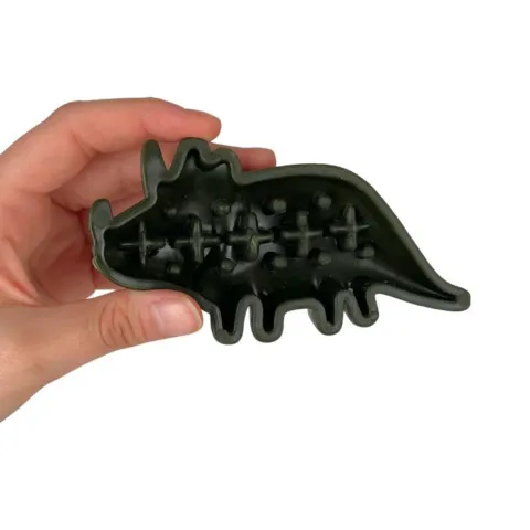 Plantebaseret dino hundesnack der kan fyldes med vådfoder