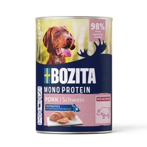 Kornfri hundepaté med svinekød fra Bozita