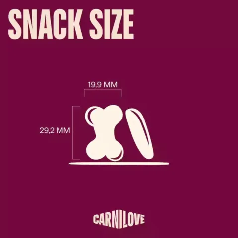 Carnilove Crunchy Snack Lamb with Cranberries størrelse på hundesnack