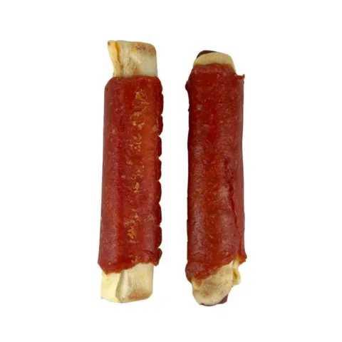 Faunakram filled rawhide roll med and 13,5 cm vist uden emballage