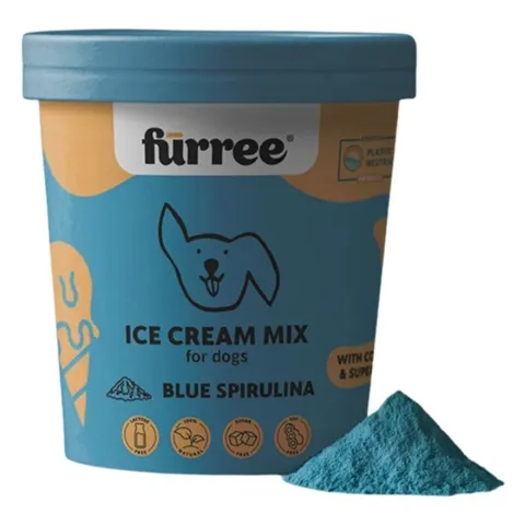 FÜRREE Icecream hundeis med blå spirulina