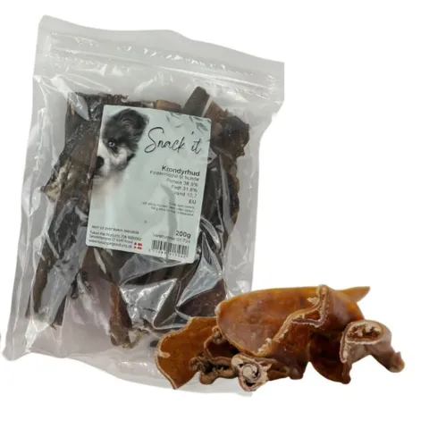 Pakketilbud med naturlige vildtsnacks til hund med krondyrhud  udenhår