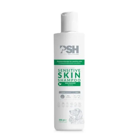 PSH Sensitive Skin Shampoo til skånsom pelspleje af hunde
