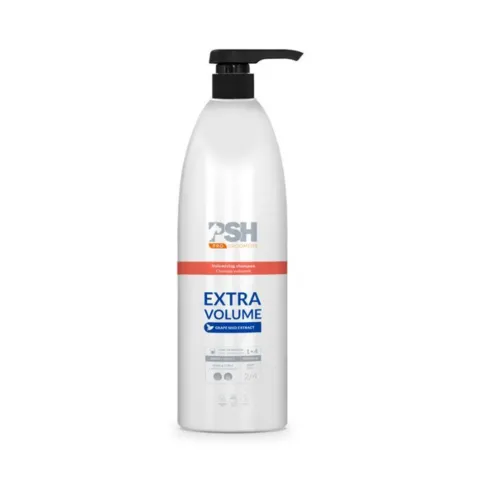 PSH Pro Groomers Extra Volume Shampoo med vindrueekstrakt til ekstra fylde i pelsen