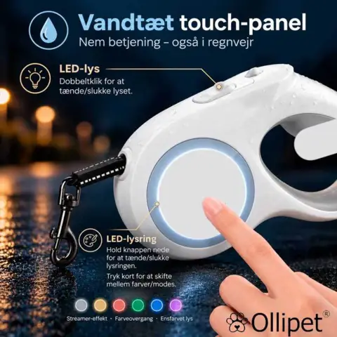 Flexline med touch panel for LED lys