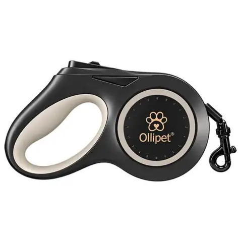 Ollipet Flexline med LED lys og 5 meter refleksline