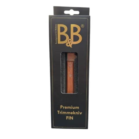 B&B Premium Trimmekniv Fin til præcis trimning af ruhårede hunde.