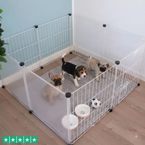 OlliPet Light PuppyPen hvalpegård indendørs og udendørs