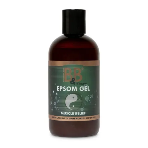 B&B Epsom Muscle Relief 250 ml. plejende Epsom salt gel til hund