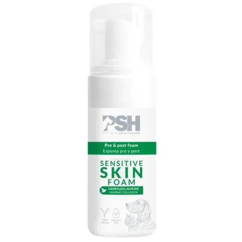 PSH Sensitive Skin Foam til hunde og katte med sensitiv og fedtet hud