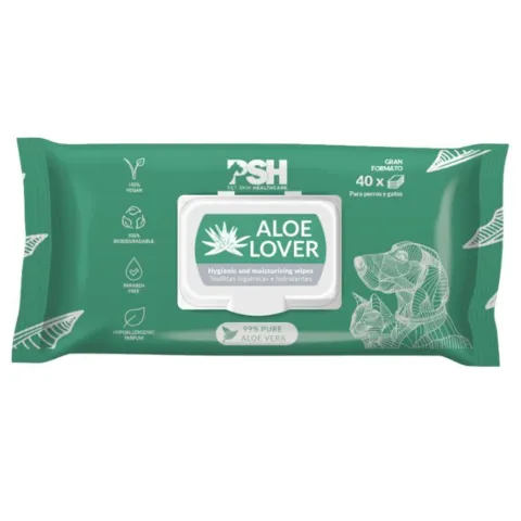 PSH Aloe Vera Hygienic Wipes vådservietter til hunde og katte