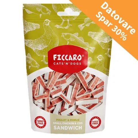 Ficcaro Small Chicken and Cod Sandwich | 100g