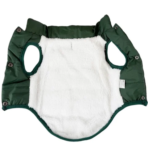 Ollipet dynejakke med teddy-fleece fór