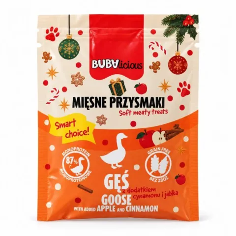 Soft Meaty Bones Gås 14 g bløde og kornfri hundegodbidder