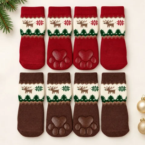 Ollipet Christmas hundestrømper | 4 stk