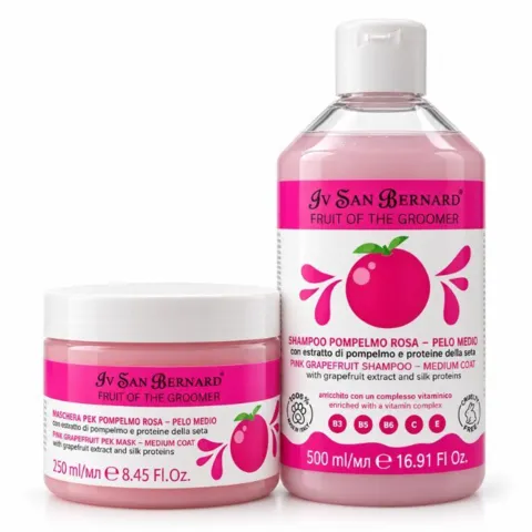 Fruit of The Groomer Pink Grapefruit Shampoo | 500ml kan tilkøbe en pelskur