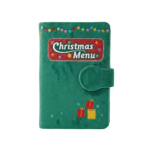 Christmas Menu Jule Snusebog med knitrelyde og skjul til hundegodbidder.