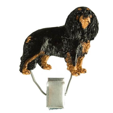 Nummerclips: Cavalier King Charles Spaniel | Black and tan