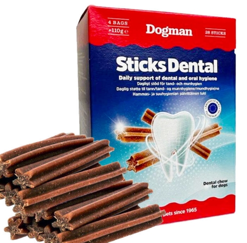 Dogman Dental Sticks 28 stk i æske