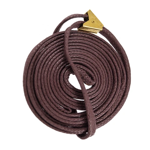 Voksbehandlet showline m. klemmelukning - mørkebrun