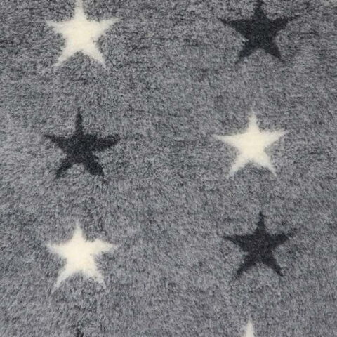 Vetbed tæppe I Lysegrå med stjerner
