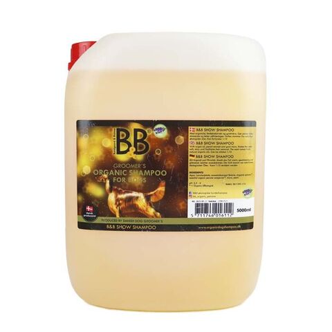 B&B Show shampoo | Økologisk hundeshampoo | 5000ml