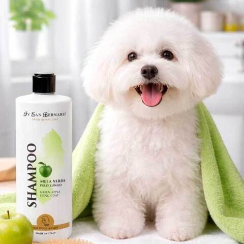Shampoo til hunde af langhårs racer