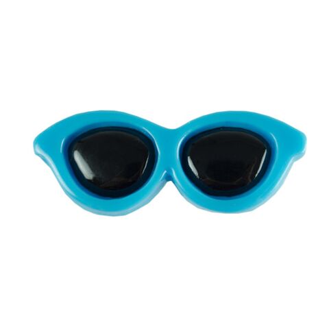 Pelsspænde med solbriller | Blå