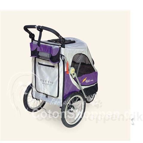 Petstro Safari Stroller med trimmebord, lilla