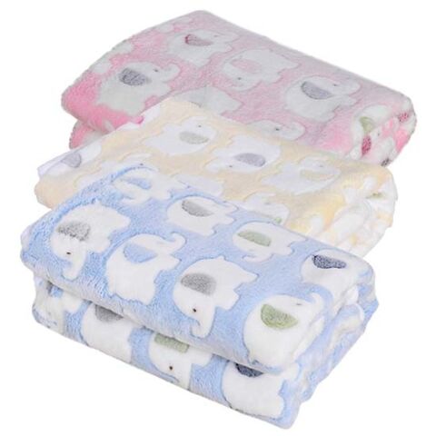 Wellness elefanttæppe i soft fleece