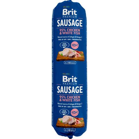 Brit Sausage with Chicken & White Fish 800 g