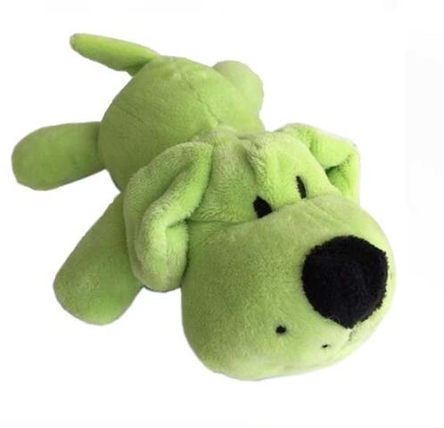 Cuddly Dog Mini Dogs med piv - Lysegrøn| Hvalpelegetøj