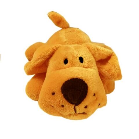 Cuddly Dog Mini Dogs med piv - Orange | Hundelegetøj