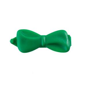 Plast sløjfe spænde |  3 cm - hund | Grøn