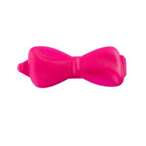 Plast sløjfe spænde |  3 cm - hund | Neon pink