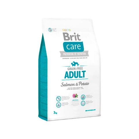 Brit Care Grain-free Adult Salmon & Potato | 3 kg