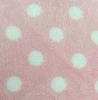 Wellness memoryfoam hundepude | Lyserød m. prikker