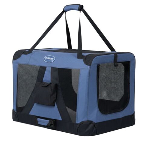 Ollipet Transporttaske | Klassisk Denim blue. Behagelig transporttaske for både hund eller kat.