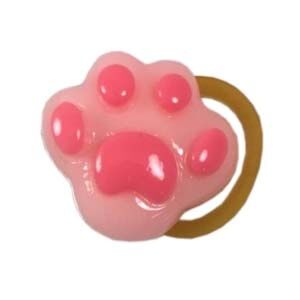 Latexelastik med pote | Lyserød