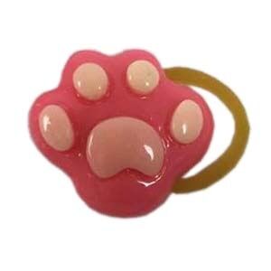 Latexelastik med pote | Pink