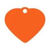 iMarc hundetegn hjerte | Orange