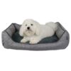 Super Luxury Hundeseng | O'lala Pets - størrelse 80 x 55 cm
