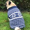 Hundesweater med snefnug | Mopsen her bruger str XL