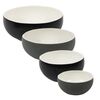 Hunter Madskål i keramik | 4 størrelser | grå og sort
