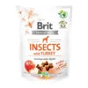 Brit Crunchy Snack Insects with Turkey er sprøde hundegodbidder med insektprotein, kalkun og æble – en bæredygtig og velsmagende snack til voksne hunde
